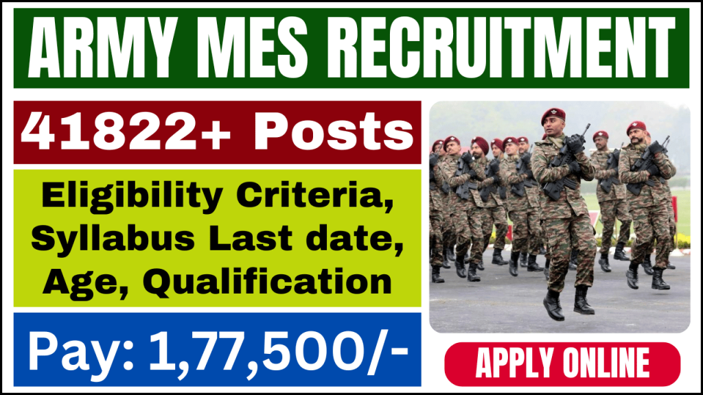 Army MES Recruitment 2024