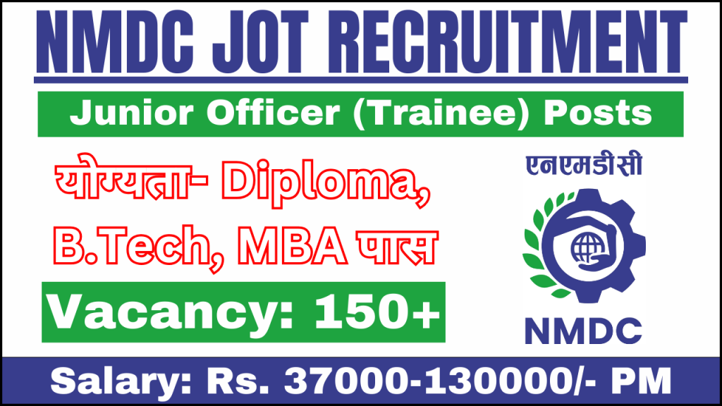 NMDC JOT Recruitment 2024