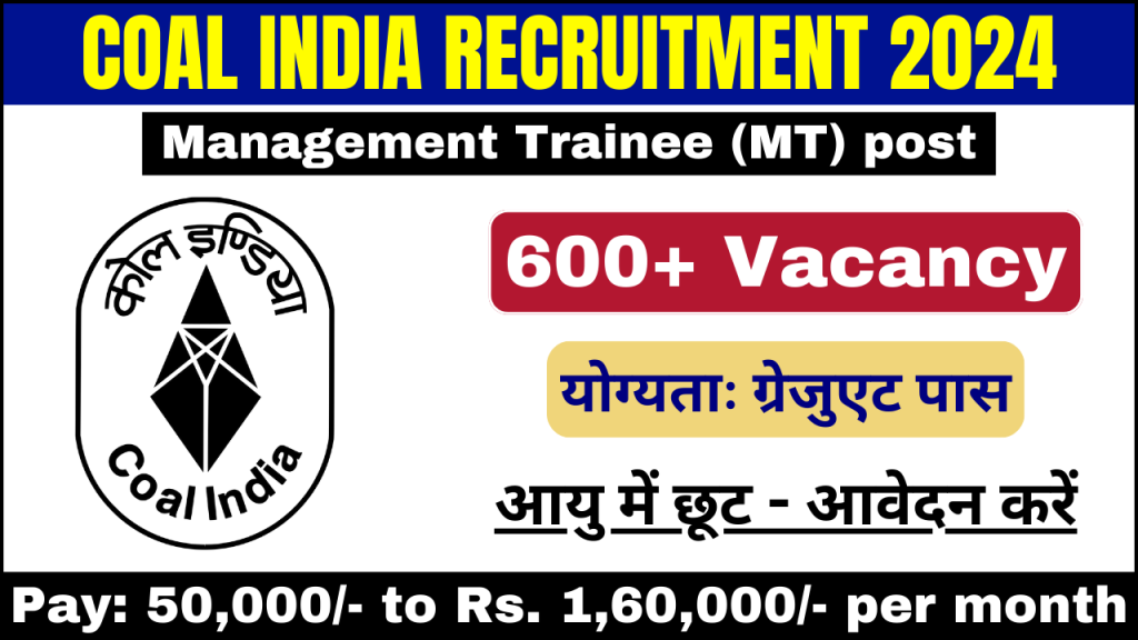 Coal India Recruitment 2024